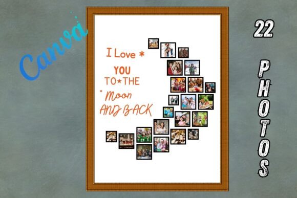 Download Crescent Moon Canva Photo Collage - Moon Collection