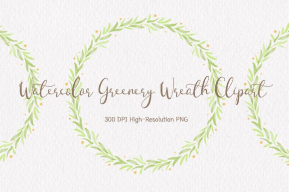 Download Watercolor Greenery Wreath PNG Clipart - Art Collection