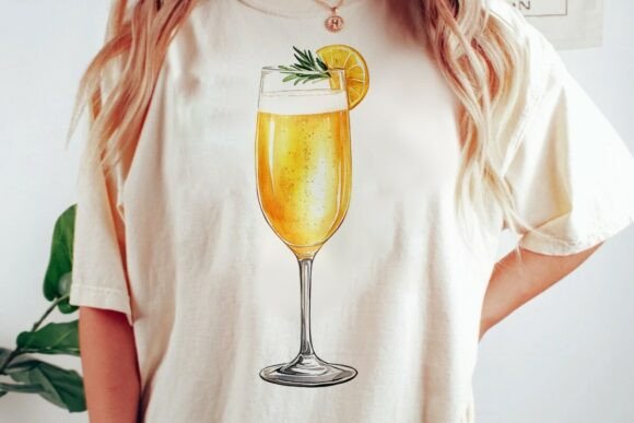Download Bubbly Mimosa Drink Art Png - Art Collection
