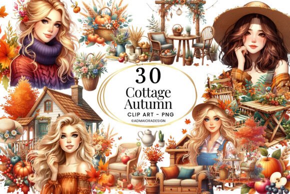 Download Cottage Autumn Clip Art - Art Collection
