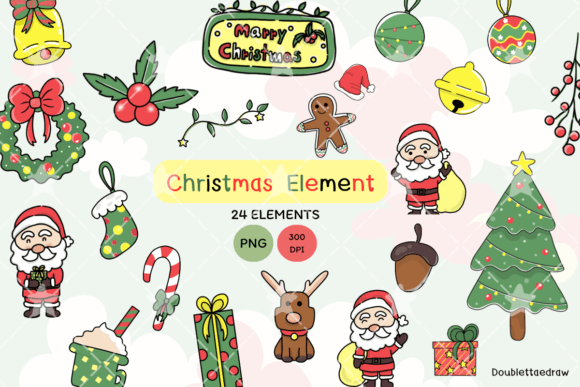 Download Christmas PNG Clipart Set - Art Collection