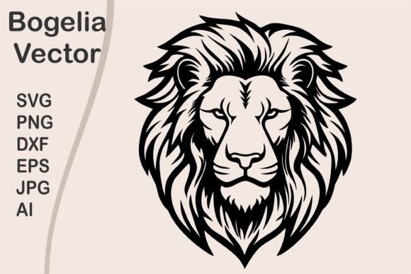 Download Lion Face Svg Cut File - Lion face Collection
