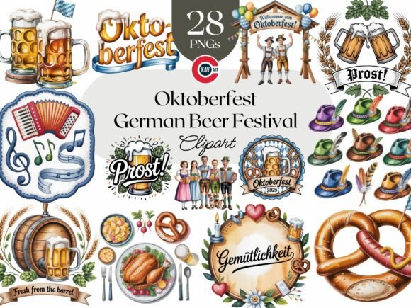 Download Oktoberfest German Beer Festival Clipart - Art Collection