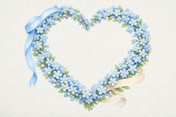 Download Memorial Floral Heart Frame PNG - Art Collection