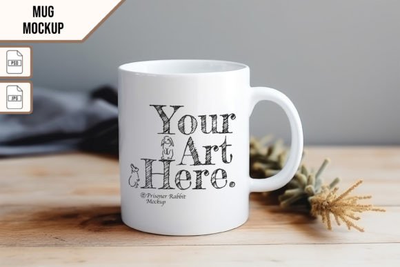 Download Coffee Mug Mockup Smart Object Template - Art Collection