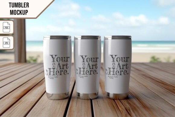 Download Tumbler Mockup Smart Object Template - Art Collection