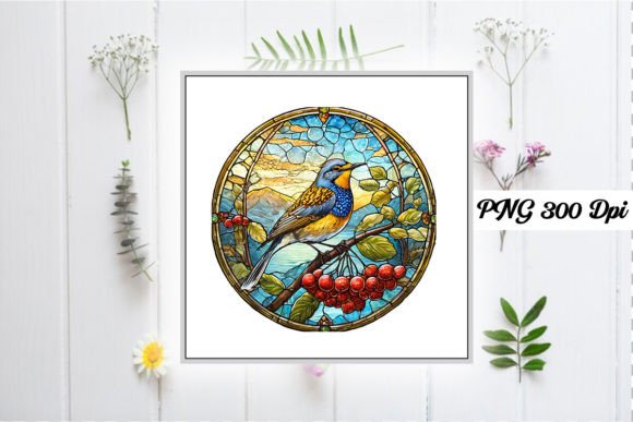 Download Meadowlark Stained Glass PNG Clipart - Art Collection