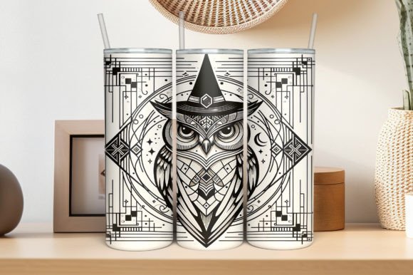 Download Owl Art Tumbler Sublimation PNG Design - Art Collection