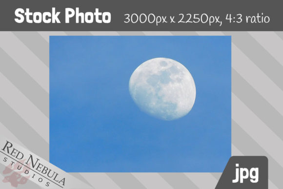 Download Daytime Moon Stock Photo - Moon Collection