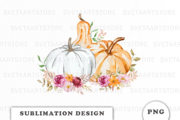 Download Fall Pastel Pumpkins Watercolor Clipart - Art Collection