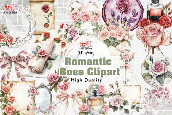 Download Romantic Rose Clipart PNG - Art Collection