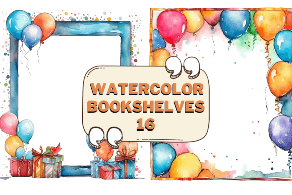 Download Sublime Watercolor Party Photo Frames 16 - Art Collection