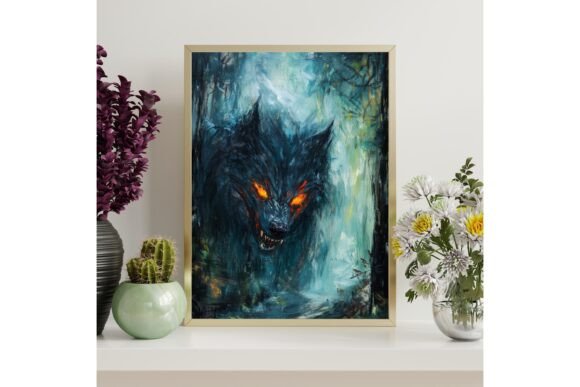 Download Fierce Fenrir Wolf Printable Art - Art Collection