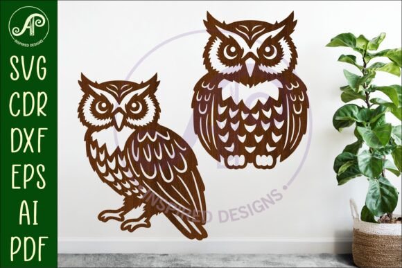 Download Owl Wall Art Sign, SVG File. Vector - Art Collection