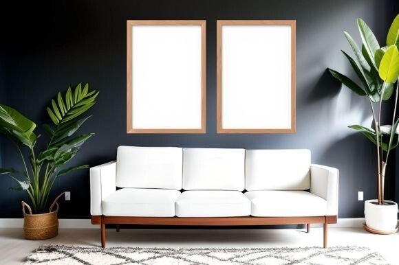 Download Black Wall Poster Frame Mockup Art - Art Collection