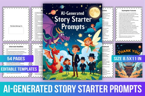 Download AI-Generated Story Starter Prompts - Art Collection