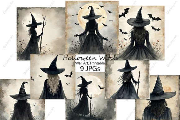Download Halloween Witch Wall Art, Printable - Art Collection