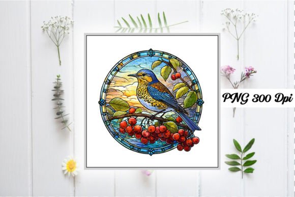 Download Meadowlark Stained Glass PNG Clipart - Art Collection