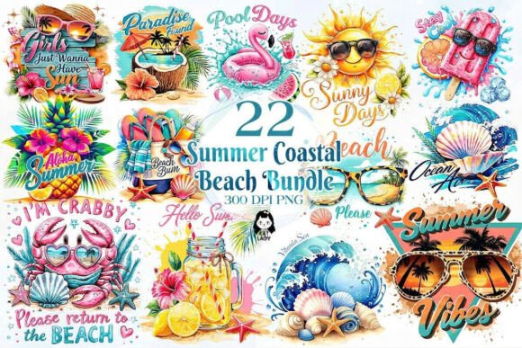 Download Summer Coastal Beach Clipart - Art Collection