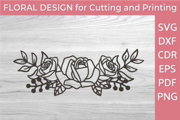 Download Romantic Rose Line Art Border SVG PNG - Art Collection