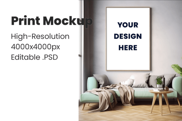 Download Big Canvas | Print Mockup | Art Print - Art Collection