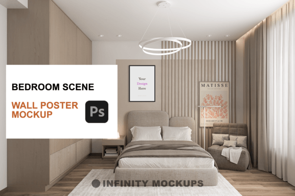 Download Bedroom Canvas Wall Art Mockup - Art Collection