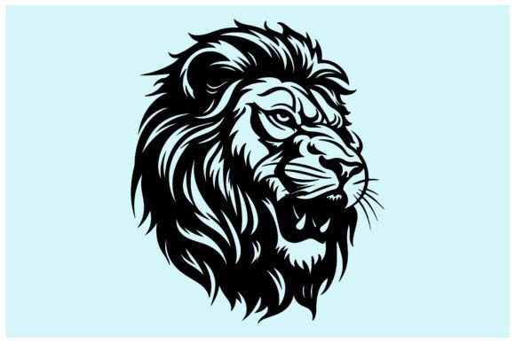 Download Roaring Lion Head Silhouette Clipart - Art Collection