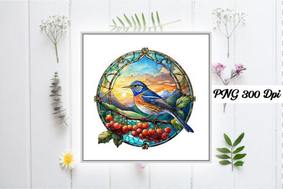 Download Meadowlark Stained Glass PNG Clipart - Art Collection