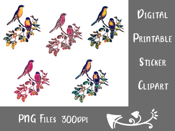 Download Pretty Poly Art Bird Clipart Stickers - Art Collection
