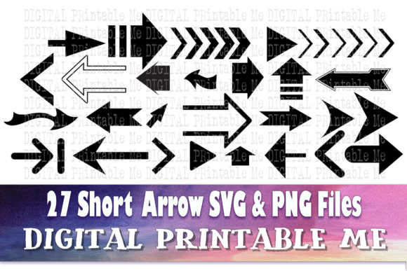 Download Short Arrow&nbsp;Clip Art Bundle&nbsp; - Art Collection