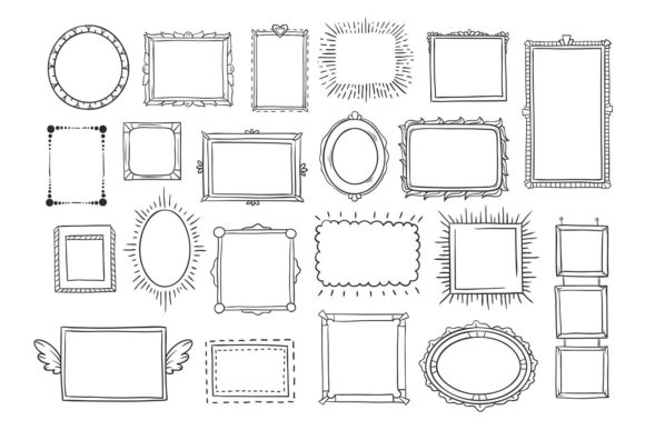 Download Hand Drawn Picture Frames - Picture frames Collection