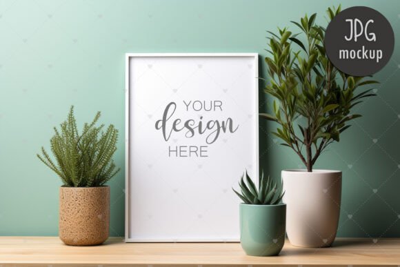 Download Frame Mockup, Framed Canvas Wall Art - Premium Bundle