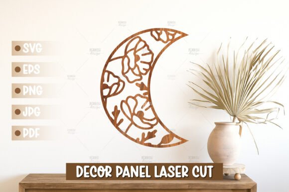 Download Moon Wall Art SVG, Baby Room Decor - Moon Collection