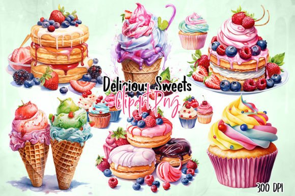 Download Sweet Bakery Dessert Clipart - Art Collection