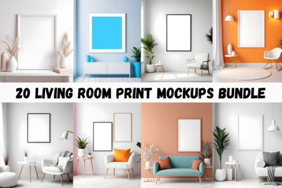 Download Art Print Mockups Bundle - Art Collection
