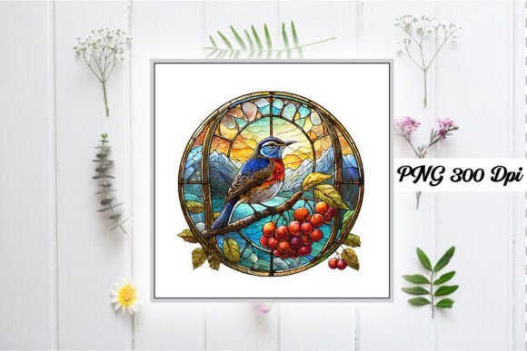 Download Meadowlark Stained Glass PNG Clipart - Art Collection