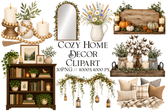Download Cozy Home Decor Clipart - Art Collection