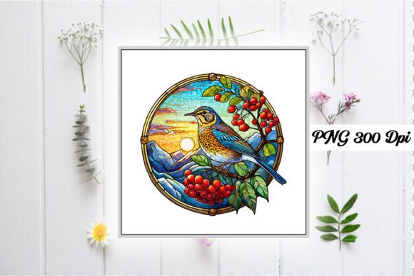 Download Meadowlark Stained Glass PNG Clipart - Art Collection