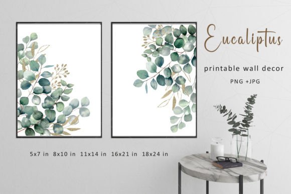 Download Eucalyptus Wall Art Printable Decor. - Art Collection