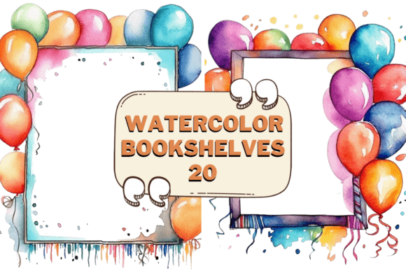 Download Sublime Watercolor Party Photo Frames 20 - Art Collection