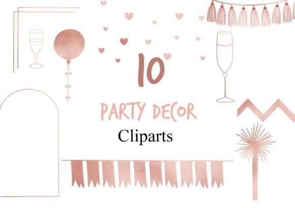 Download Rose Gold Party Decoration - Art Collection