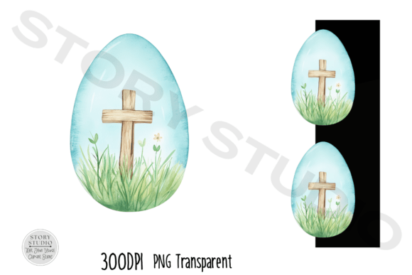 Download Panoramic Easter Egg Cross Clipart - Art Collection