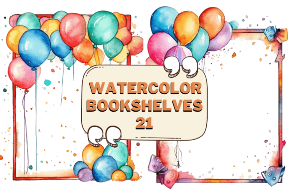 Download Sublime Watercolor Party Photo Frames 21 - Art Collection
