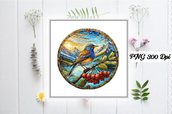 Download Meadowlark Stained Glass PNG Clipart - Art Collection
