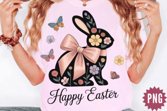 Download Bunny Bow Easter Clipart PNG Design - Art Collection