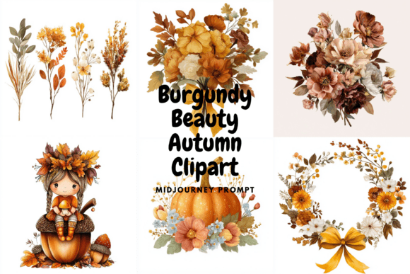 Download Prompt Burgundy Beauty Autumn Clipart - Art Collection