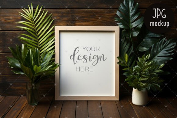 Download Frame Mockup, Framed Canvas Wall Art - Premium Bundle