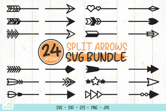 Download Split Arrows Clipart SVG Bundle - Art Collection
