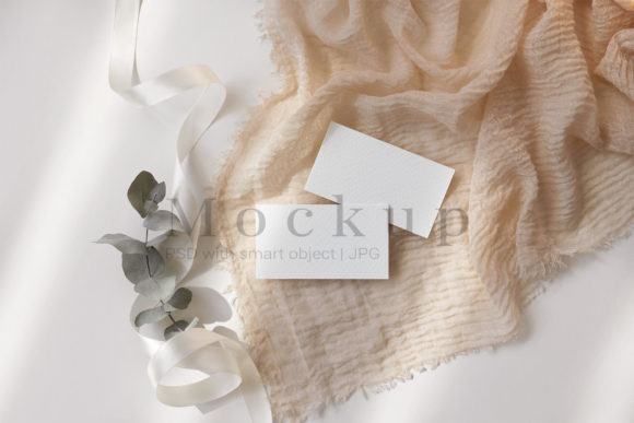 Download Smart Object Mockup,3.5x2 Card Mockup - Art Collection