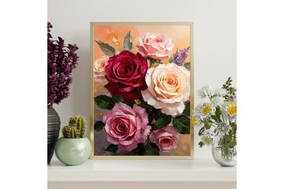 Download Romantic Rose Wall Art Print - Art Collection